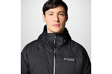 Image of Columbia Roaring Fork II Down Jacket - Mens, Black, Large, 2087341010-L