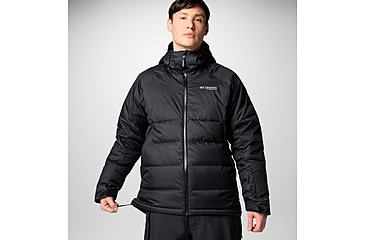 Image of Columbia Roaring Fork II Down Jacket - Mens, Black, Large, 2087341010-L