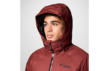 Image of Columbia Roaring Fork II Down Jacket - Mens, Spice/Black, Medium, 2087341681-M