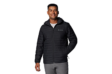 Image of Columbia Silver Falls II Hooded Jacket - Mens, Black, L, 2098721-010-L
