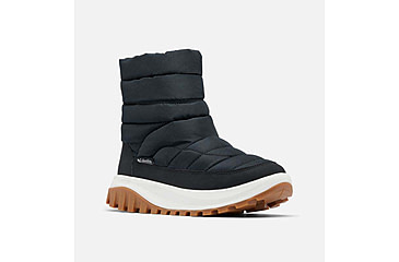 Image of Columbia Snowtrot Mid Boots - Womens, Black/Sea Salt, 8.5 US, 2075111-010-8.5