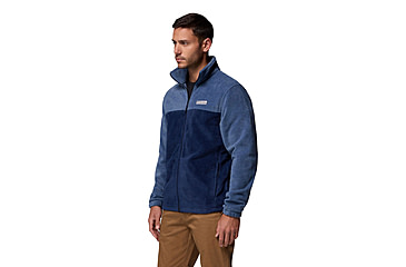 Image of Columbia Steens Mountain 2.0 Full Zip Fleece Jacket - Mens, Dark Mountain/Collegiate Navy, Small, 1476671479-479-S