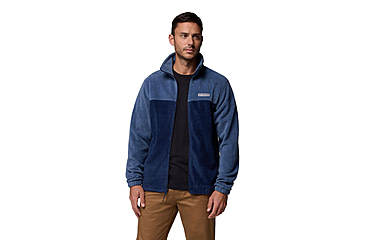 Image of Columbia Steens Mountain 2.0 Full Zip Fleece Jacket - Mens, Dark Mountain/Collegiate Navy, Small, 1476671479-479-S