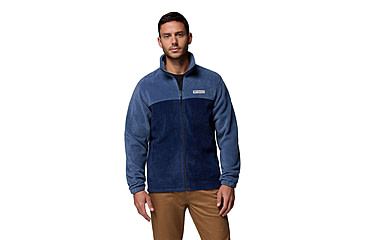 Image of Columbia Steens Mountain 2.0 Full Zip Fleece Jacket - Mens, Dark Mountain/Collegiate Navy, Small, 1476671479-479-S