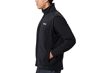 Image of Columbia Steens Mountain Fleece Vest - Mens, Black, S, 1639261-010-S