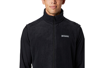 Image of Columbia Steens Mountain Fleece Vest - Mens, Black, S, 1639261-010-S