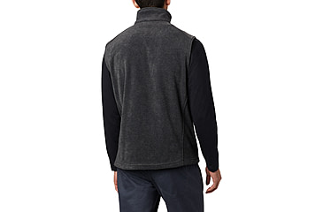 Image of Columbia Steens Mountain Fleece Vest - Mens, Charcoal Heather, S, 1639261-030-S