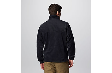Image of Columbia Steens Mountain Full Zip Fleece Jacket - Mens, Black, Small, 1476671-010-S