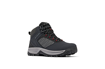 Image of Columbia Transverse Hike Waterproof Shoes - Mens, Black/Mountain Red, 12, 2067401-010-12