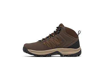 Image of Columbia Transverse Hike Waterproof Shoes - Mens, Cordovan/Golden Yellow, 9, 2067401-231-9
