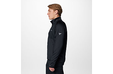 Image of Columbia Triple Canyon Grid Fleece FZ II Jacket - Mens, Black, Large, 2094961010-L