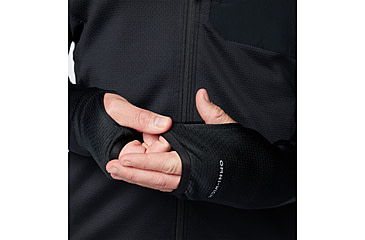 Image of Columbia Triple Canyon Grid Fleece FZ II Jacket - Mens, Black, Large, 2094961010-L