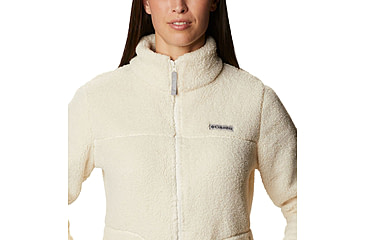 Image of Columbia West Bend Full Zip Fleece Jacket - Womens, Chalk, Medium, 1939901191ChalkM