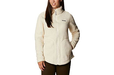 Image of Columbia West Bend Full Zip Fleece Jacket - Womens, Chalk, Medium, 1939901191ChalkM