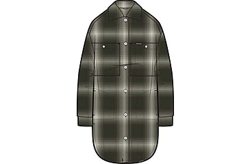 Image of Columbia Wildest Venture Long Fleece Coat - Womens, Greenscape Blurred Ombre, Small, 2136171-366-S