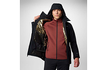 Image of Columbia Winter District III Jacket - Mens, Black, Small, 2087371-010-S