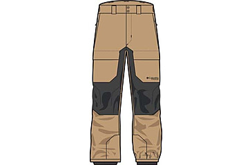 Image of Columbia Winter District Pants - Mens, Canoe/Black, Small, 2134801-262-S