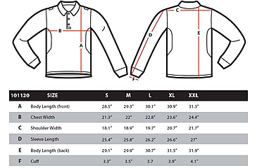 Image of Condor Outdoor Performance Long Sleeve Polo, Graphite, L, 101120-018-L
