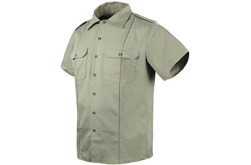 Image of Condor Outdoor Twill Class B Short Sleeves Shirt, Silver Tan, Neck Size - 18, 101245-038-XXL