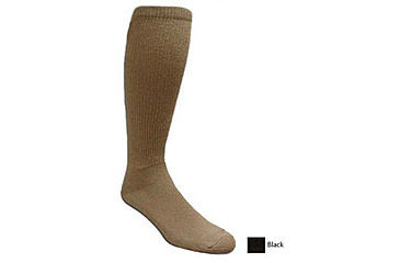 Image of Covert Threads Rock Groundpounder Sock Desert 1pr, Black, Size 9-13, 2310 BK
