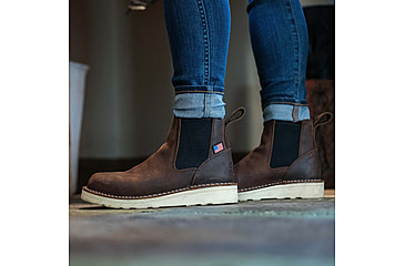 Image of Danner Bull Run Chelsea 6in Height Shoes - Womens, Brown Wedge, 9.5, Width M, 15482-9.5-M