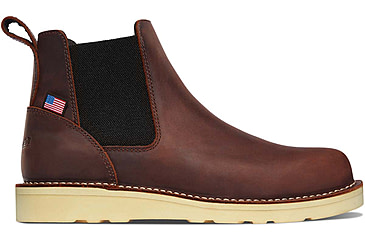 Image of Danner Bull Run Chelsea 6in Height Shoes - Mens, Brown Wedge, 7.5, Width D, 15481-7.5-D