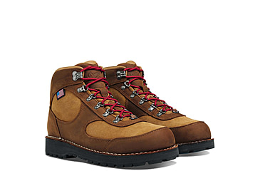 Image of Danner Cascade Crest 5in GTX Hiking Shoes - Mens, Wide, Grizzly Brown/Rhodo Red, 13, 60430-13EE