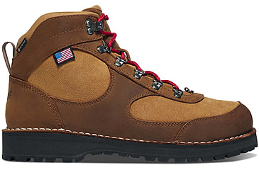 Image of Danner Cascade Crest 5in GTX Hiking Shoes - Mens, Wide, Grizzly Brown/Rhodo Red, 13, 60430-13EE