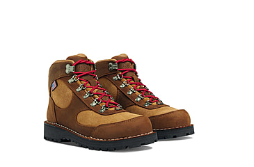 Image of Danner Cascade Crest 5in GTX Hiking Shoes - Womens, Regular, Grizzly Brown/Rhodo Red, 7, 60431-7M