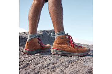 Image of Danner Mountain 600 4.5in Hiking Boot - Mens, Brown/Red, Medium, 7.5, 62241-D-7.5