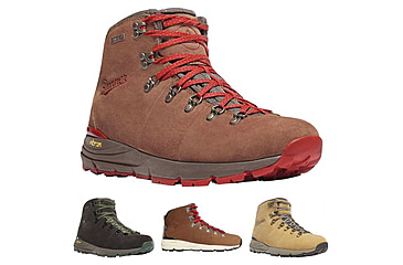 Image of Danner Mountain 600 Hiking Boot - Men's, Brown/Red, Dark Brown/Green, Saddle Tan, Sand