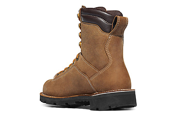 Image of Danner Quarry USA 8in 400G Insulation Non-Metallic Toe Boots, Distressed Brown, 8.5EE, 17321-8-5EE