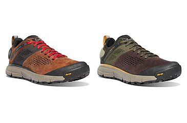 Image of Danner Trail 2650 3in Hiking Boots - Mens, Brown/Red, Dark Brown/Green