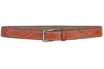 Image of DeSantis 1 1/2in. Fancy Stitched Lined Leather Belt, Lined, Tan, 38, B27TP38Z0