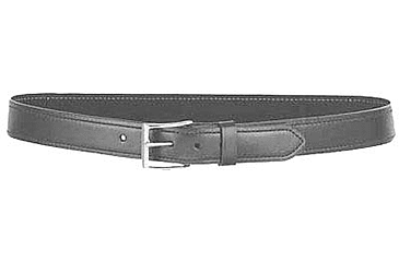 Image of DeSantis 1 3/4in. Plain Lined Leather Belt, Lined, Black, 46, B09BP46Z0