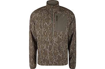 Image of DRAKE Non-Typical Lightweight SWT Half Zip Pullover with Scent Control - Men's, Mossy Oak BteakUp, Extra Large, DNT0054-054-XLG