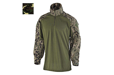 Image of DRIFIRE / Crye Precision FR Combat Shirt - Mens, Long, NATO Woodland, 2XL, DF2-CR-550CS-NW-2XL