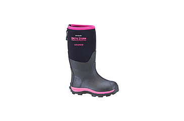 Image of Dryshod Arctic Storm Kids Winter Boot, Black/Pink, 10 ARS-KD-PN-010