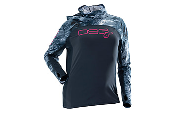 Image of DSG Outerwear Chloe Hooded Sun Shirt- Womens, Deep Waters/MO Wakeform High Seas, Medium, 50134