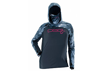 Image of DSG Outerwear Chloe Hooded Sun Shirt- Womens, Deep Waters/MO Wakeform High Seas, Medium, 50134