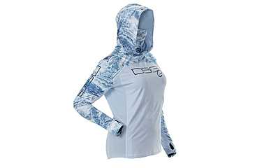 Image of DSG Outerwear Chloe Hooded Sun Shirt- Womens, Glacier/RT Aspect Sky, Large, 50126