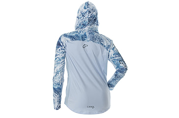 Image of DSG Outerwear Chloe Hooded Sun Shirt- Womens, Glacier/RT Aspect Sky, Large, 50126