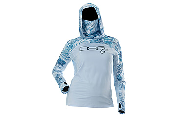 Image of DSG Outerwear Chloe Hooded Sun Shirt- Womens, Glacier/RT Aspect Sky, Large, 50126