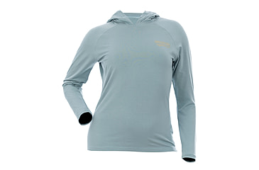 Image of DSG Outerwear Long Sleeve Hooded Bamboo Shirt - Womens, Antique Teal, Large, 517169