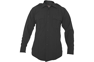 Image of Elbeco Cx360 Long Sleeve Shirt-mens-black - 3520-145-33