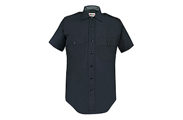 Image of Elbeco LAPD Short Sleeve 100% Wool Shirt - Mens, 18.5 in, Navy, 4237-18.5