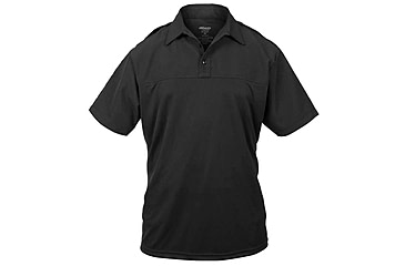Image of Elbeco Mens Black, Uv1 Undervest Short Sleeve Shirt - UVS118-2XL