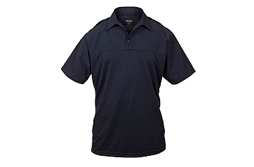 Image of Elbeco Mens Black, Uv1 Undervest Short Sleeve Shirt - UVS118-L