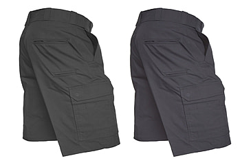 Image of Elbeco Reflex Stretch Ripstop Cargo Shorts, Black, Midnight Navy