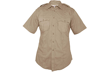 Image of Elbeco Reflex Wc Short Sleeve Shirt-mens-tan, Khaki - 4472-2XL